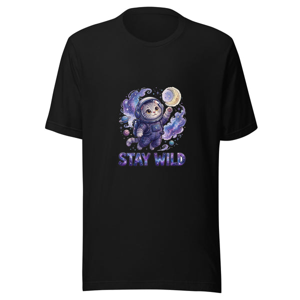 Stay Wild Astronaut Cat Tee