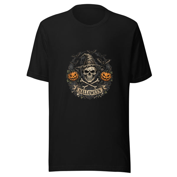 Scary Halloween Skull Tee