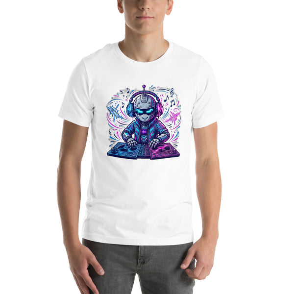 Robot DJ Neon Tee